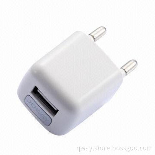 2013 EU Home Wall Charger Power Adapter, 5V 1A for iPhone/iPod/iPad/Mobile Phone